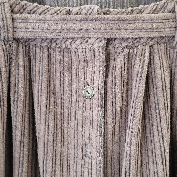 "WILL BE GONE SOON)The other side", "Courderoy midi dress"🩶 - Picture 13 of 17